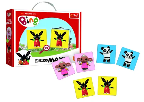 Pexeso Maxi Trefl, 24 kartiček - Králíček Bing