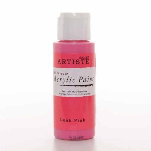 Akrylová barva ARTISTE - výrazná růžová (Lush Pink)