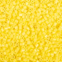 Zažehlovací korálky pastelové, 1000ks - žluté (1)