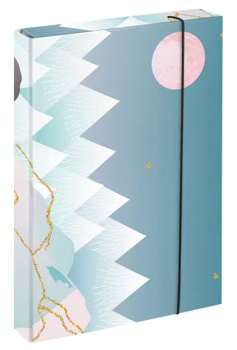 Box na školní sešity A4 Jumbo BAAGL - Moon