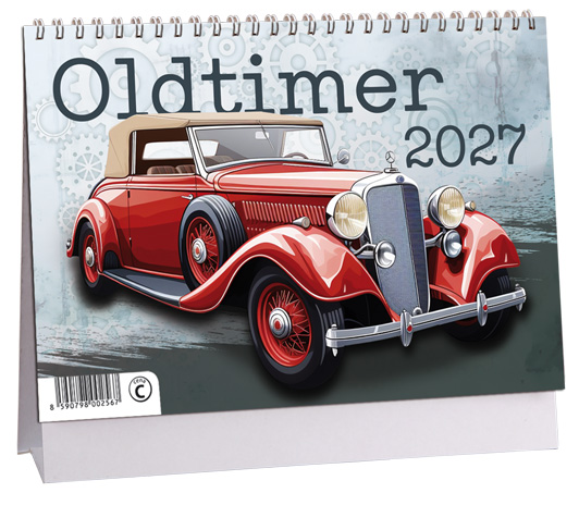 Levně Stolní kalendář 2027 Aria Oldtimer