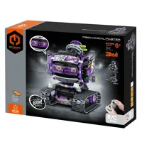 Stavebnice iM.MASTER robot RC 3v1 2,4GHz 459 dílků na baterie + dobíjecí pack v krabici 35x27x7cm