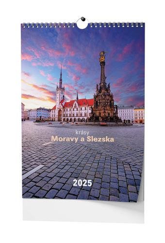 Nástěnný kalendář 2025 Baloušek - Krásy Moravy a Slezska