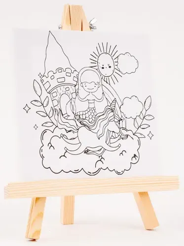 Plátno malířské s předlohou Artist 04