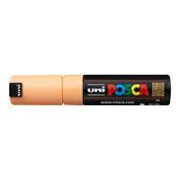 Dekorační popisovač Posca PC-8K, 8 mm, světle oranžová (54) (1)