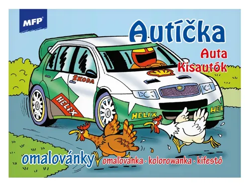 Omalovánky A5 MFP - Autíčka