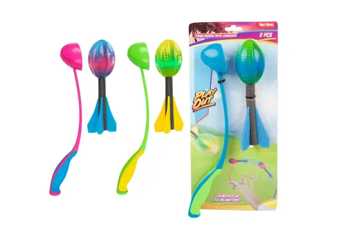 Šipka házecí pěnová + startér 19 cm - mix barev