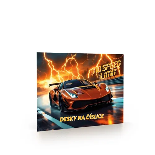 Desky na číslice Karton P+P - Auto