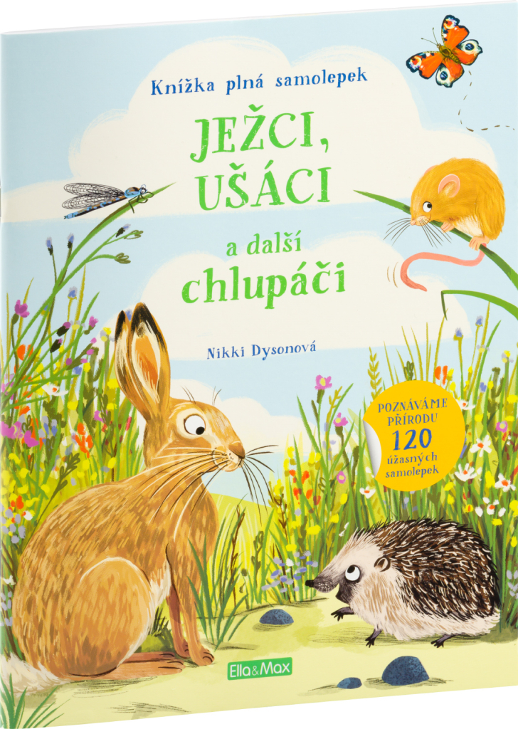 Levně JEŽCI, UŠÁCI a další chlupáči - Kniha samolepek