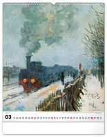 Nástěnný kalendář 2027 Notique Claude Monet, 48 x 56 cm (3)