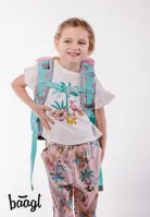 Školní aktovka Baagl Zippy Plameňák (12)