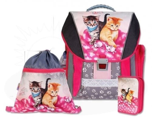 Školní batohový set Emipo Cats & Mice 3-dílný