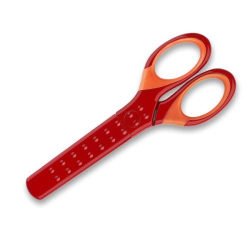 Školní nůžky Faber-Castell 13 cm, blistr, červené