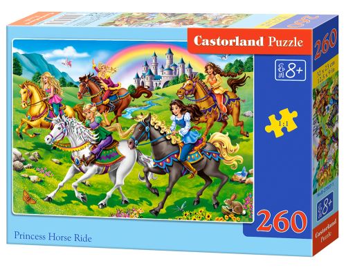 Puzzle Castorland 260 dílků - Princezny na vyjížďce
