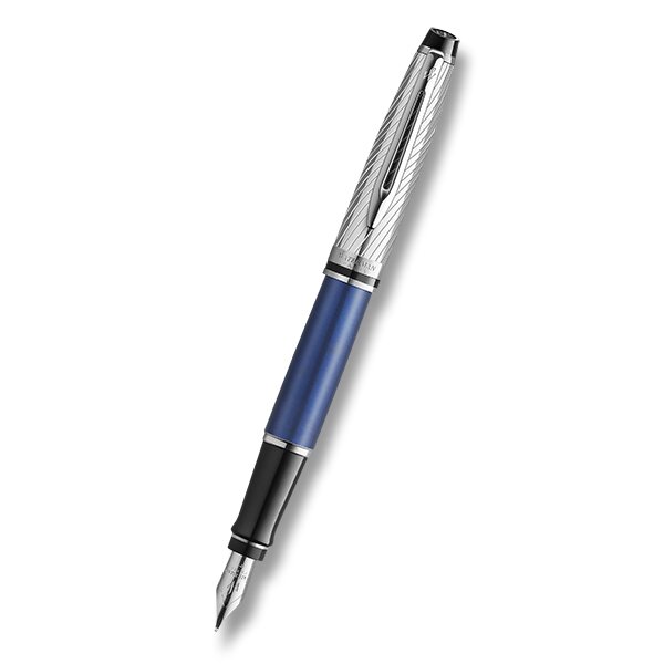 Levně Plnicí pero Waterman Expert Deluxe Metalic Blue CT, hrot M