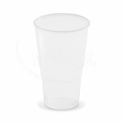 Kelímek (PP) průhledný Ø 95 mm 0,5 l, 10 ks