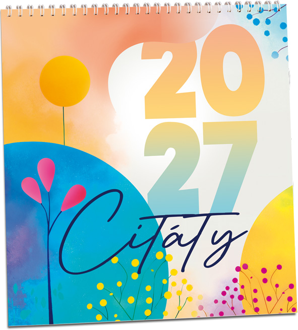 Levně Nástěnný kalendář 2027 Aria Citáty