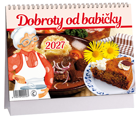 Levně Stolní kalendář 2027 Aria Dobroty od Babičky