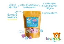 Šumivé kostky do koupele s probiotiky