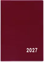 Měsíční diář 2027 Baloušek Anežka PVC bordó