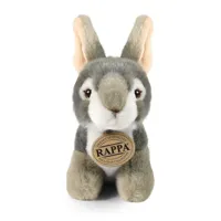 Plyšový králík šedý sedící 16 cm, ECO-FRIENDLY (1)