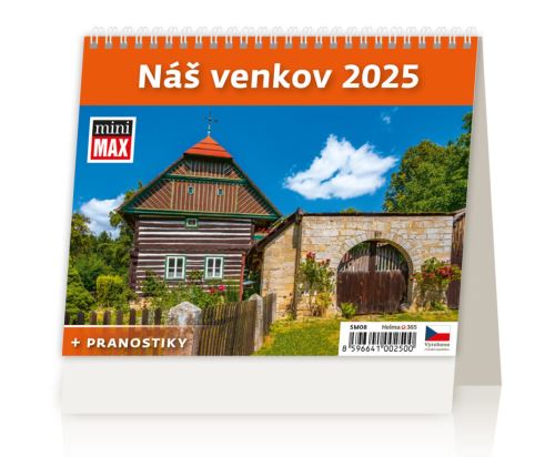 Stolní kalendář 2025 Helma MiniMax - Náš venkov