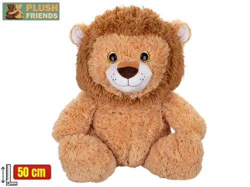 Plyšový lev Plush Friends sedící 50 cm