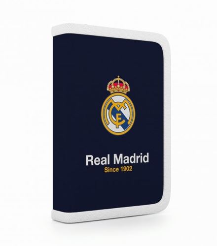 Školní penál 1 patrový 2 klopy bez náplně Real Madrid - Karton P+P