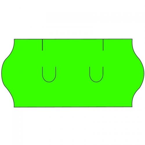 Cenové etikety na kotoučku 26x12 mm UNI - signální zelené