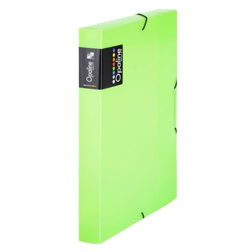 Krabice PP s gumou A4 Karton P+P - Opaline zelená