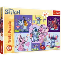 Puzzle Lilo&Stitch - Bláznivý Stitch 300 dílků 60x40cm v krabici 40x27x4cm (1)