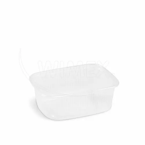 Miska (PP) hranatá průhledná 108 x 81 mm 200 ml, 100 ks
