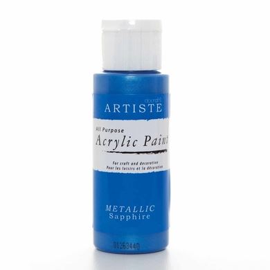 Akrylová barva ARTISTE metalická - modrá (Metallic Sapphire)