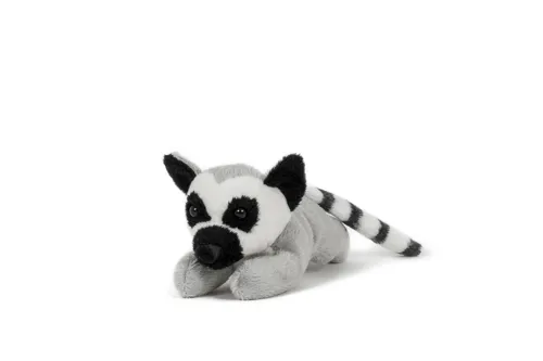Plyšový lemur kata ležící 7 × 18 cm