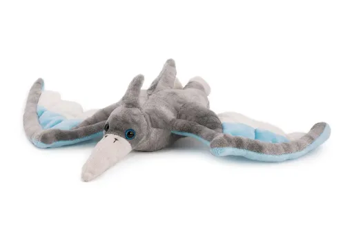 Plyšový pterosaur 40 × 28 cm - šedivý