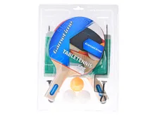 Gametime sada na stolní tenis, 2 dřevěné pálky 25 cm, 3 míčky a síťka (2)