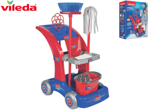 Vileda sada malá uklízečka, 6 ks s vozíkem 50 cm