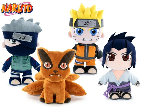 Plyšová postava Naruto 28 cm - mix motivů