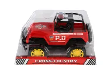 Policejní auto terénní 22 cm na setrvačník - mix barev (1)