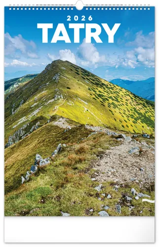 Nástenný kalendár 2026 NOTIQUE - Tatry, 33 x 46 cm - SLOVENSKÝ