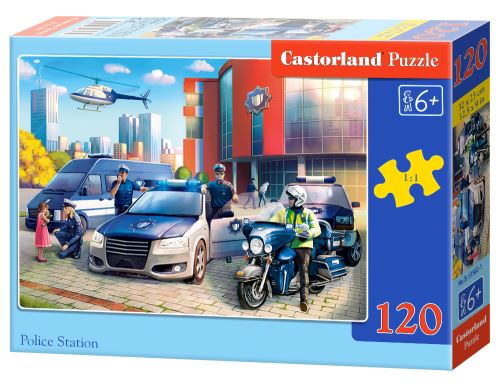 Puzzle Castorland 120 dílků - Policejní stanice