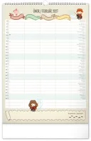 Nástěnný kalendář 2027 Notique Rodinný plánovací Harry Potter XL, 33 x 46 cm (2)