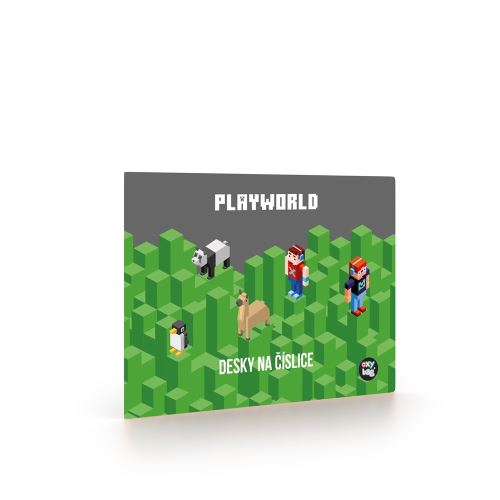 Desky na číslice KARTON P+P - Playworld