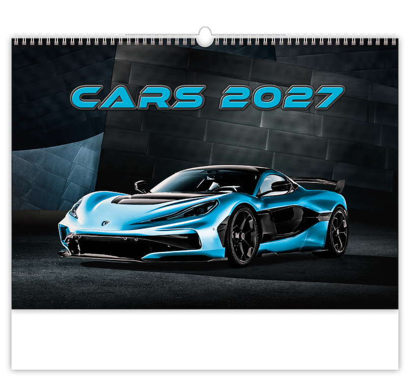 Levně Nástěnný kalendář 2027 Helma Cars