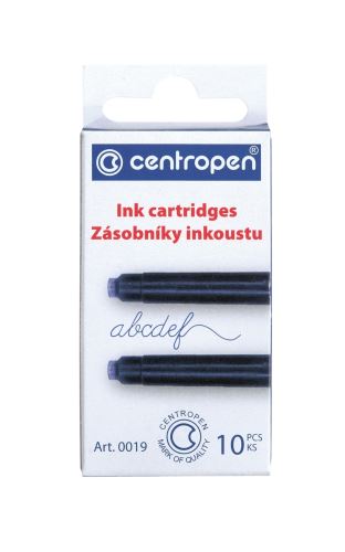 Inkoustové bombičky Centropen - modré, 10ks
