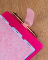 Týdenní diář 2027 Notique Refill kroužkový 12,5 x 19 cm pudrově růžový (5)