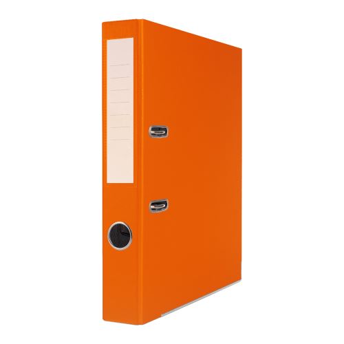Pákový pořadač OFFICE PRODUCTS Basic, A4/50 mm, PP, kovová lišta, oranžový