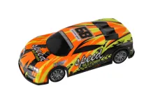 Auto RC závodní 20 cm, 27 MHz se světlem - mix barev (11)