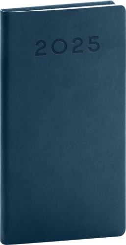 Týdenní diář 2025 Presco Group kapesní - Aprint Neo modrý, 9 × 15,5 cm