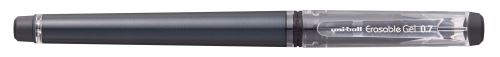 Gumovací pero s víčkem UNI UF-222-07, černé